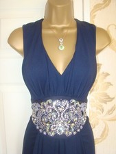 Lipsy VIP Sequin Size 8 Navy