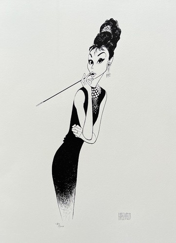 Hirschfeld audrey hepburn - hirschfeld,
