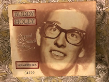 RARE SPECIAL LIMITED EDITION BUDDY HOLLY 3 CASSETTE BOX SET,NU 04722,3 ALBUMS
