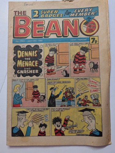 Beano comic 1982 july 12th - no,