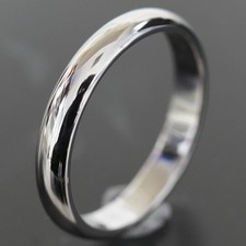 Cartier Wedding Ring Size 18 (59) PT950 Men s 3mm E1755 Men s Ring Wedding Fashi