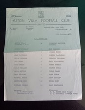 ASTON VILLA  v COVENTRY