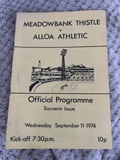 MEADOWBANK THISTLE V ALLOA