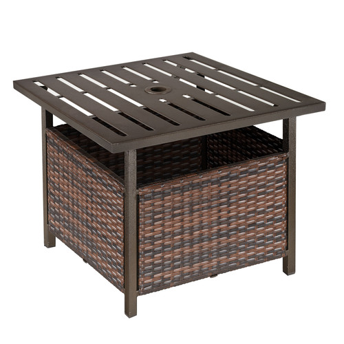 Outsunny outdoor rattan - outdoor, coffee