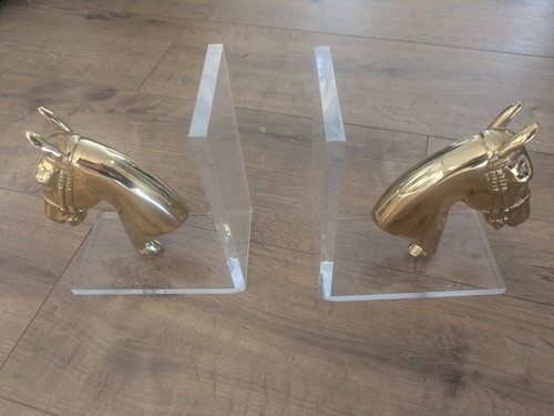 Vintage horse head - horse, bookends