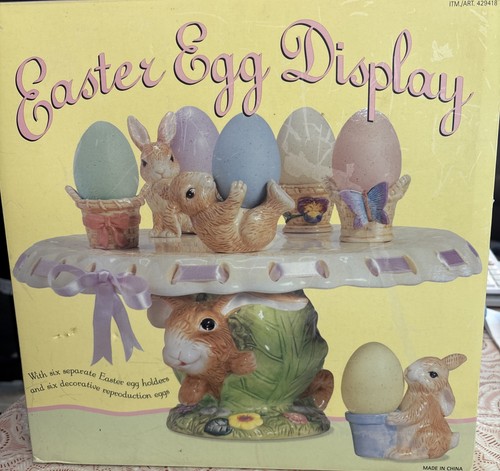 Easter egg display cake - easter,