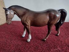 Rare Beswick Horse, Boy's Pony In Brown, Model Number 1480