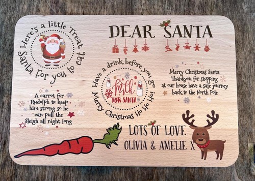 Christmas eve wooden santa - /,