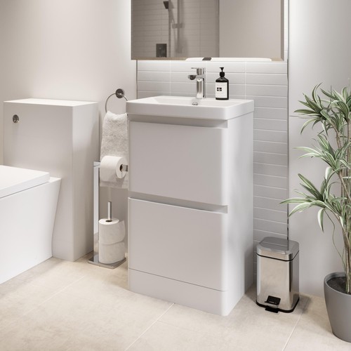 White free standing - free, vanity
