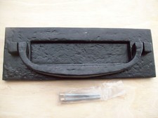 BLACK ANTIQUE CAST IRON POSTAL
