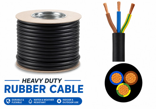 H07rn core 5mm - 1.5mm², rubber