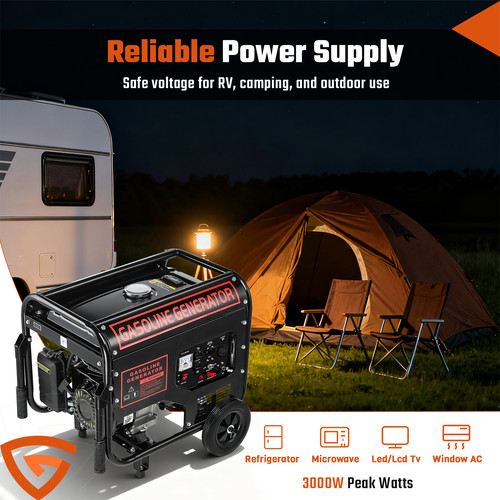 Petrol generator dual volt - dual,