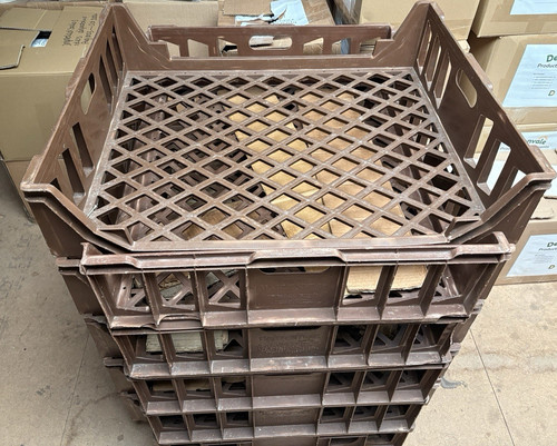 Brown plastic bakery - plastic,