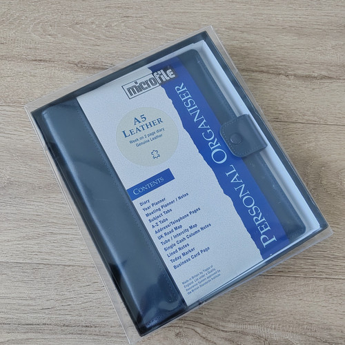 Microfile leather personal - microfile, a5