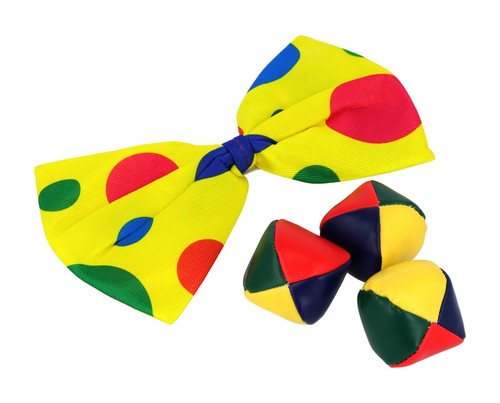 Large clown bow - , dot