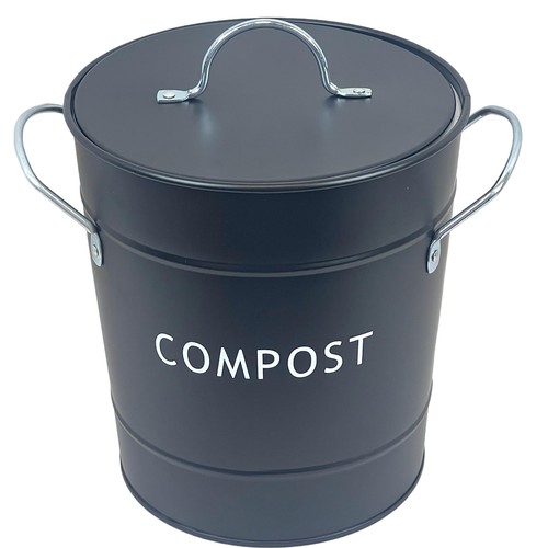 Metal kitchen compost bin - kitchen,
