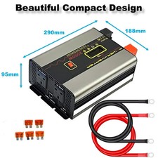YQ Power Inverter 24V to 240V 2000W 4000W Converter for Truck Lorry Microwave