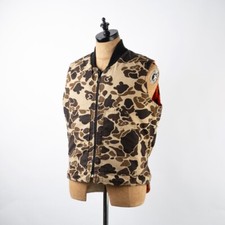 Vintage 80 US Frog Camo Reversible Hunting Vest - Size Medium