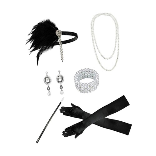 Women 1920s accessories set - 1920s,