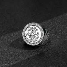 925 Sterling Silver St George