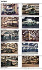 10 bus photographs (6" x 4"): Yorkshire Rider Kirkstall Works views 1995-96