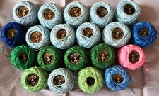 20 x ANCHOR PEARL COTTON 5  for CROCHET