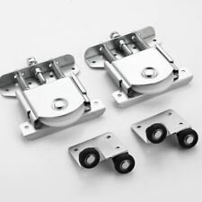 1Set Sliding Door Wheels Roller Assembly Sliding Door Pulley Wardrobe Pulley