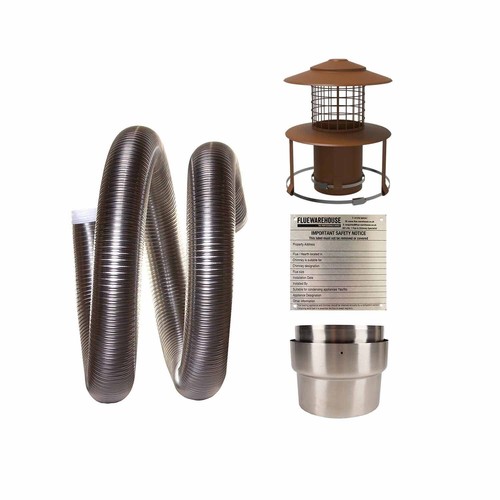 Flexible flue chimney - flexible, liner