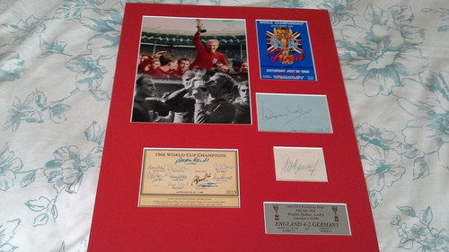 England 1966 world cup - england, signed