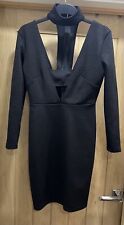 Topshop Concession Twin Sister Bar-Front Dress BLACK Size 10 BNWOT