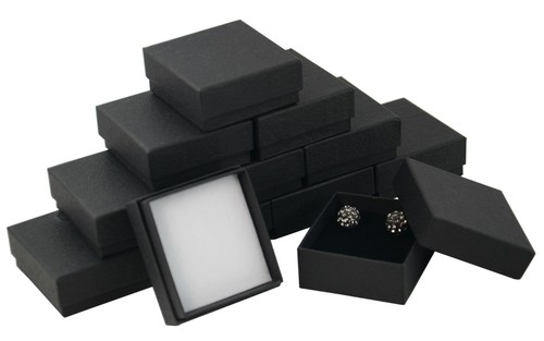 Black cardboard box - box, jewellery