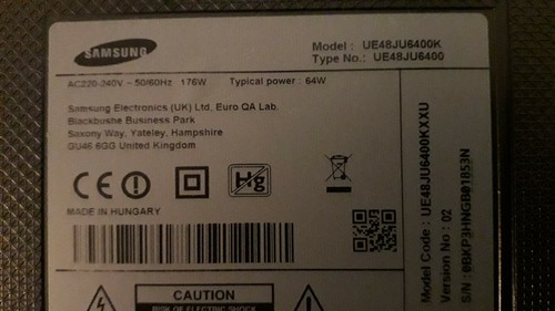 Samsung ue48ju6400k l48s6 - ue48ju6400k, fhs