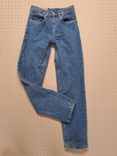 Vintage Joe Bloggs Straight Leg 100% Cotton Jeans, W30 L33", Rise11" Blue