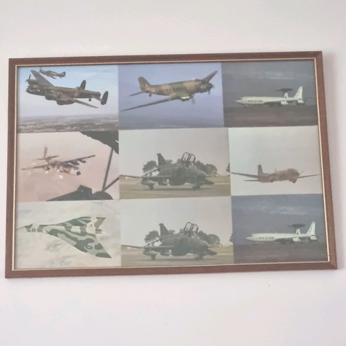 Framed raf aircraft photo - framed,