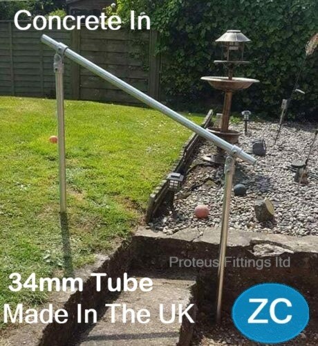 Concrete outdoor handrail - concrete,