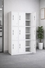 Door white steel storage - 9,