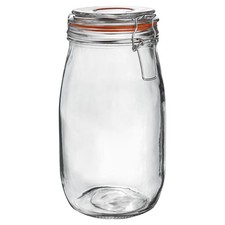 Glass Storage Jar Vintage