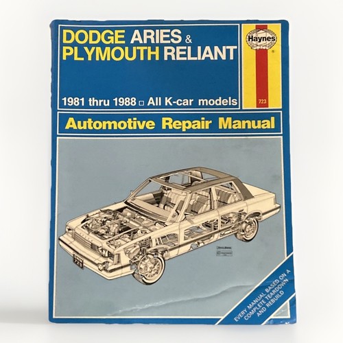 Haynes repair manual 723 - repair,