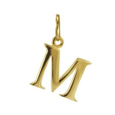 9ct Gold Letter Alphabet Charm
