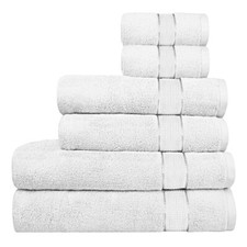 White  Luxury Bath Towels -