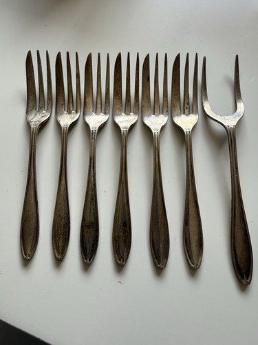 Vintage cake forks - forks, 6