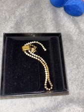  Versace Gold Diamond Lariat