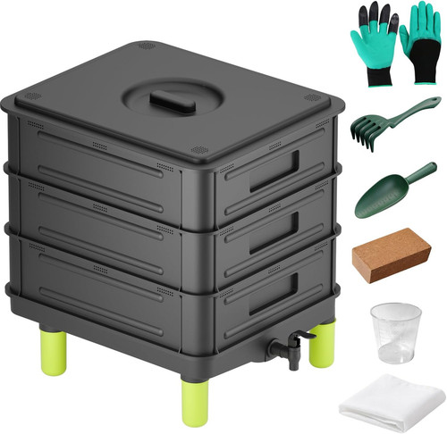 Layer worm composter 50l - 3-layer, composter,