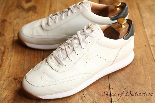 Hugo boss white - boss, leather