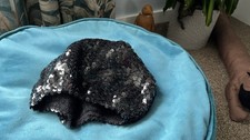 F&F Womens Black Acrylic Beret