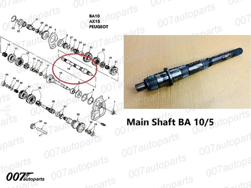 Mainshaft for jeep - for, cherokee