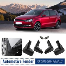 4PCS/SET For VW Polo Plus 2019-2024 Mud Flaps Splash Guards Fender Front&Rear