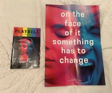 Jodie Comer Prima Facie play Playbill And Poster