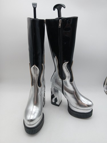 Lamoda black silver flame - black,