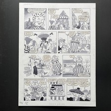 SUPER GRAN Original Comic Book Artwork 1987 Bill Titcombe? Look-In SUPER RARE b